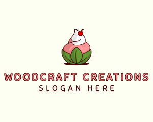 Organic Ice Cream Yogurt logo design