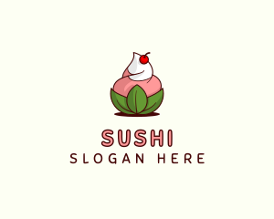 Organic Ice Cream Yogurt logo design