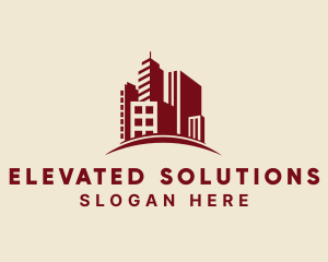 High Rise Property Building logo design