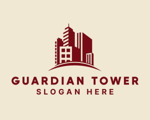 High Rise Property Building logo design