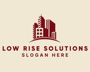 High Rise Property Building logo design