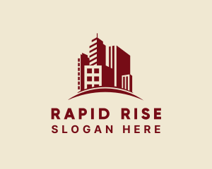 High Rise Property Building logo design