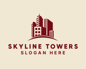 High Rise Property Building logo design