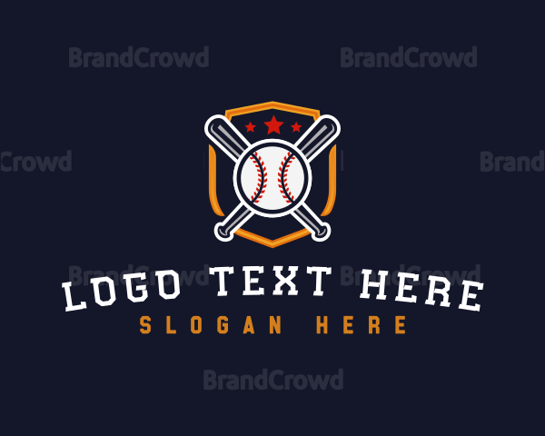 Baseball League Tournament Logo