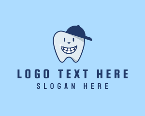 Hat - Dental Tooth Cap logo design