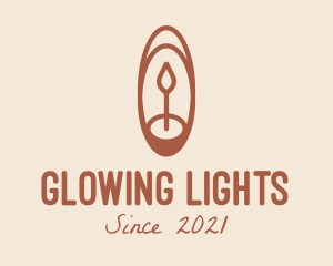 Interior Candle Light  logo design