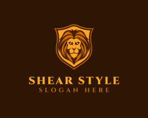Lion Beast Shield  Logo
