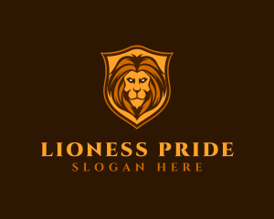 Lion Beast Shield  logo design