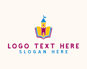 Learning - Kindergarten School Book logo design