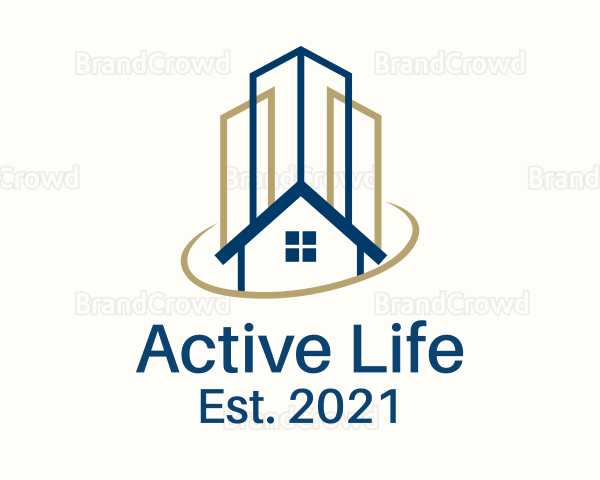 Home Building Property Logo