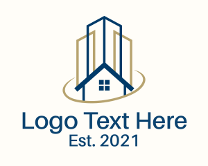 Condo - Home Building Property logo design