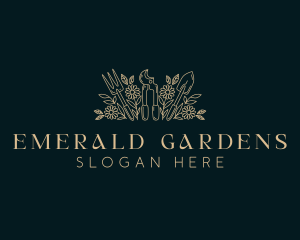 Floral Plant Gardening logo design