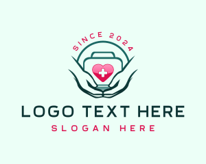 First Aid - Health Hand Medical logo design