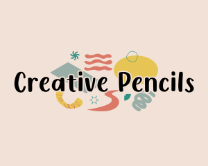 Fun Playful Doodle logo design