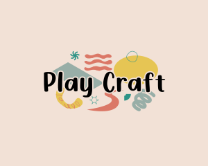 Fun Playful Doodle logo design