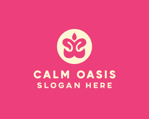 Mindfulness - Wellness Yoga Spa logo design