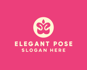 Pose - Wellness Yoga Spa logo design