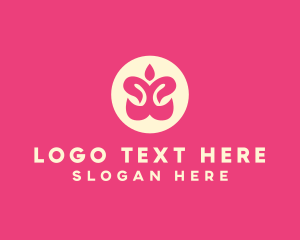 Wellness Yoga Spa logo design