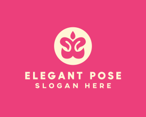 Pose - Wellness Yoga Spa logo design