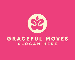 Wellness Yoga Spa logo design