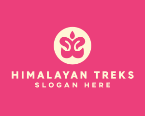 Wellness Yoga Spa logo design