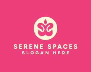 Wellness Yoga Spa logo design