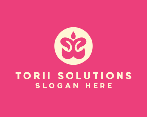 Wellness Yoga Spa logo design