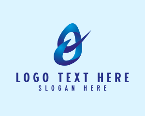 Blue - Generic Business Letter O logo design