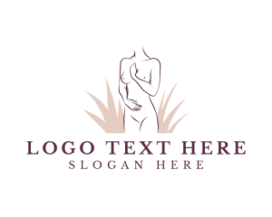 Skincare - Body Feminine Seductive logo design