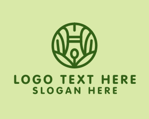 Leaf - Eco Friendly Writing Pen logo design