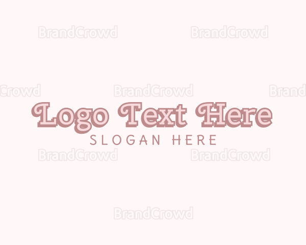 Cute Playful Beauty Logo