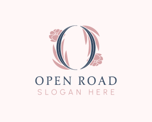 Floral Wreath Letter O logo design