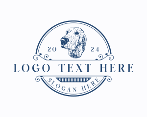 Animal - Vintage  Dog Animal logo design