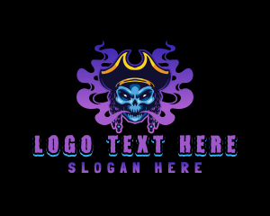 Tobacco - Pirate Gaming Smoker logo design