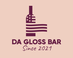 American Wine Bar  logo design