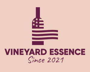 American Wine Bar  logo design