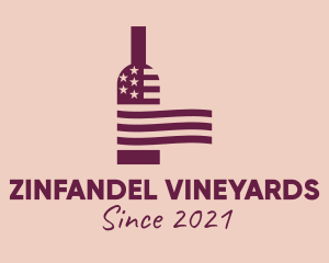 American Wine Bar  logo design