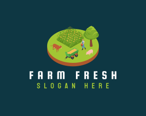 Homestead Farm Ranch logo design