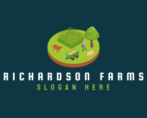 Homestead Farm Ranch logo design