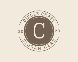 Professional Circle Cafe Studio logo design