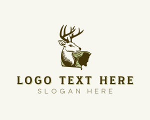 Antler Deer Horn Logo