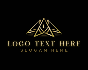 Investment - Triangle Consulting Pyramid logo design