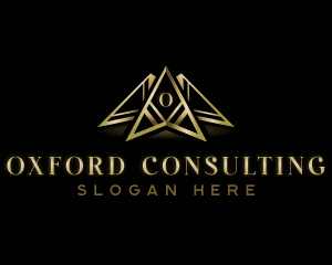 Triangle Consulting Pyramid logo design