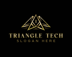 Triangle Consulting Pyramid logo design