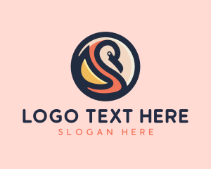 Safari - Safari Bird Flamingo logo design