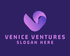 Generic Gradient Letter V logo design