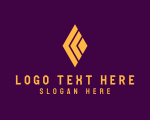 Golden - Premium Elegant Diamond logo design