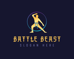 Fighter - Martial Arts Fighter logo design