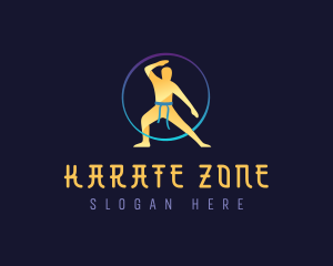 Karate - Martial Arts Fighter logo design