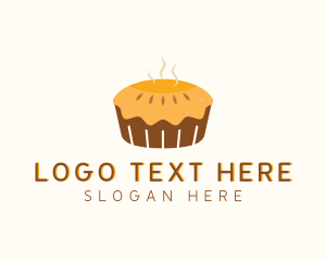 Flan - Apple Pie Dessert Bakery logo design